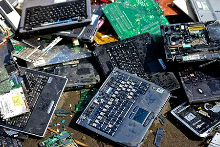 electronic device removal and recycling