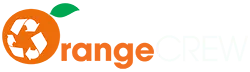 Orange Crew Junk Removal Logo