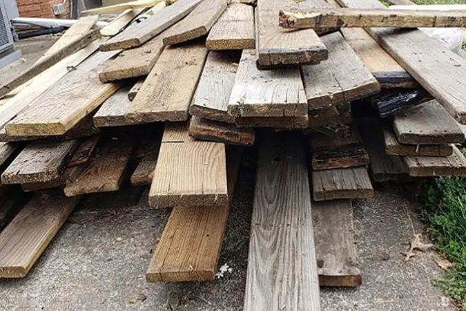 old decking boards