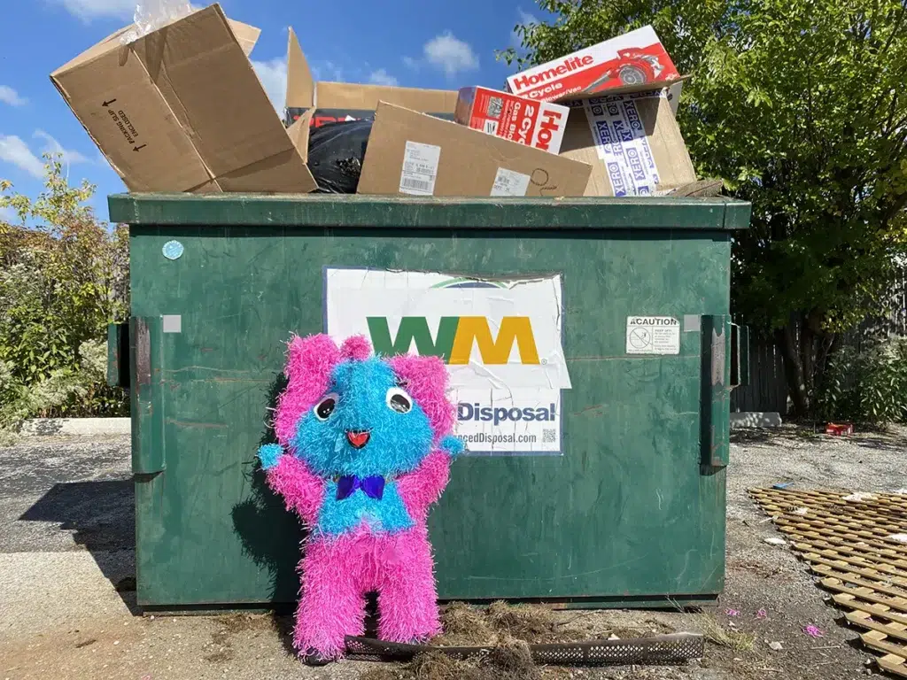 paper recycling container