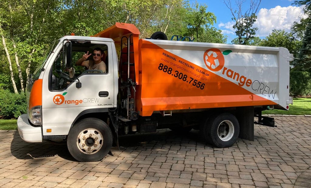 Junk removal pros company truck