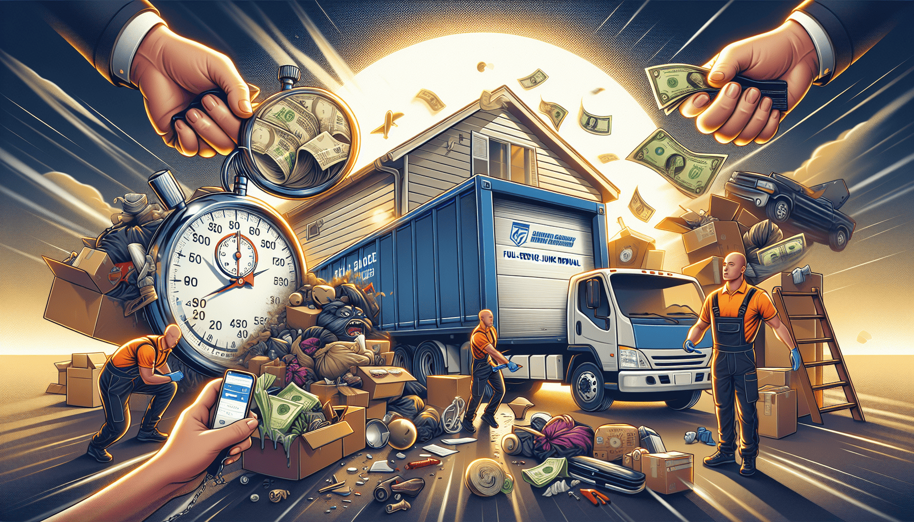 Time and cost savings with full service junk removal