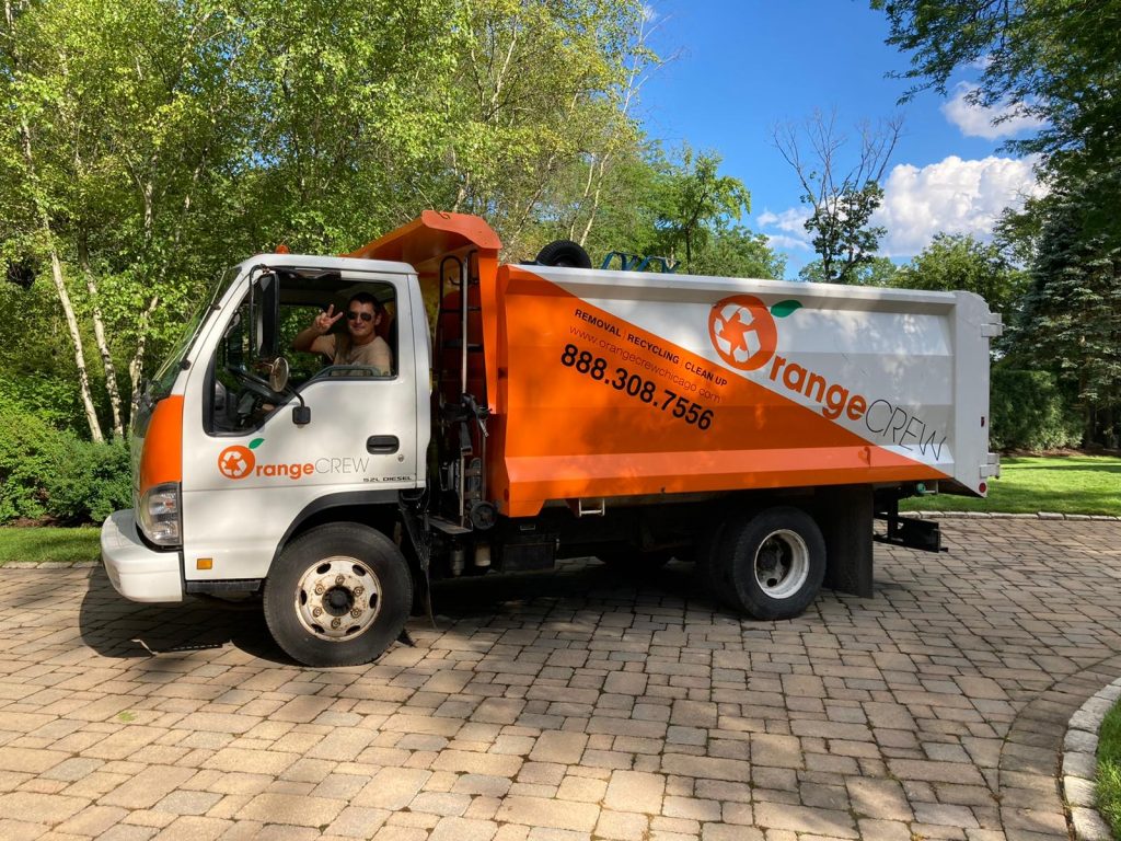 orange crew, eco-friendly junk removal company