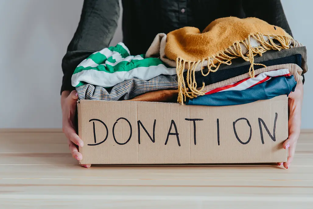 donating unwanted items